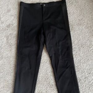 Banana Republic Straight Leather side size 10 pants